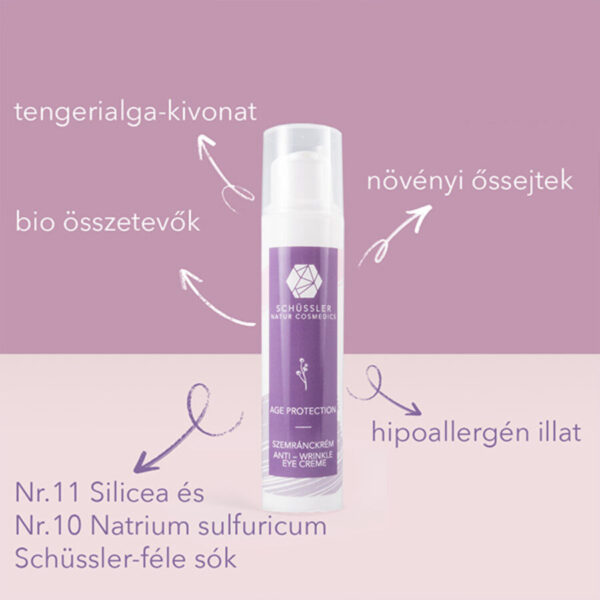 Szemránckrém összetevők - Age protection feszesítő szemszérum